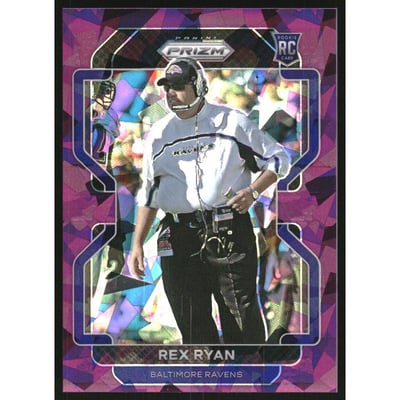 2021 Panini Prizm Prizms Purple Ice #289 Rex Ryan