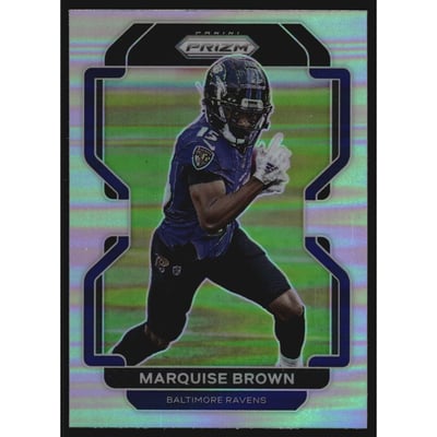 2021 Panini Prizm Prizms Silver #280 Marquise Brown