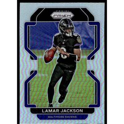 2021 Panini Prizm Prizms Silver #282 Lamar Jackson