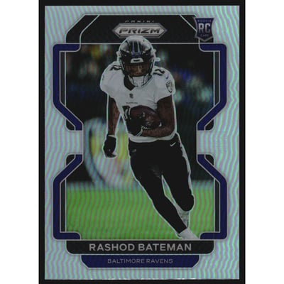2021 Panini Prizm Rookie Variations Prizms #340 Rashod Bateman