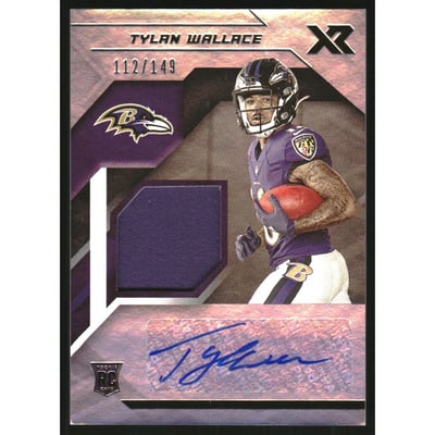 2021 Panini XR Rookie Swatch Autographs #36 Tylan Wallace/149