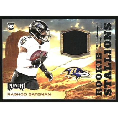 2021 Playoff Rookie Stallions Jerseys #15 Rashod Bateman