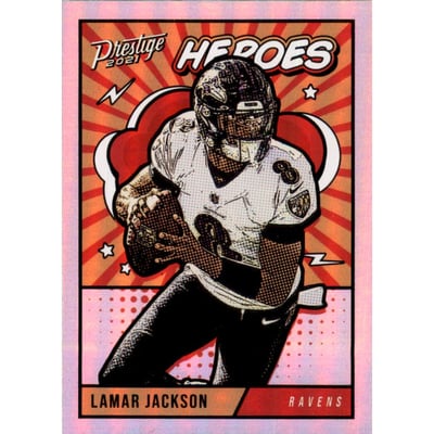2021 Prestige Heroes #2 Lamar Jackson