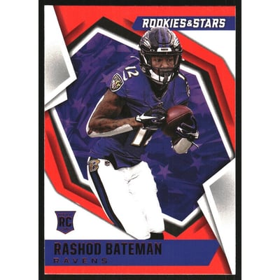 2021 Rookies and Stars Red #110 Rashod Bateman
