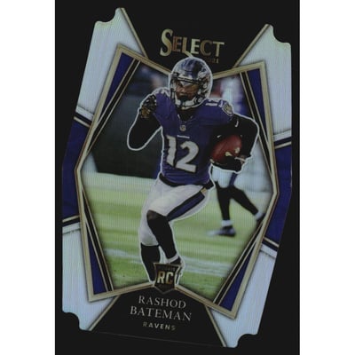 2021 Select Prizm Silver Die Cut #155 Rashod Bateman