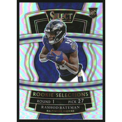 2021 Select Rookie Selections Prizm #13 Rashod Bateman