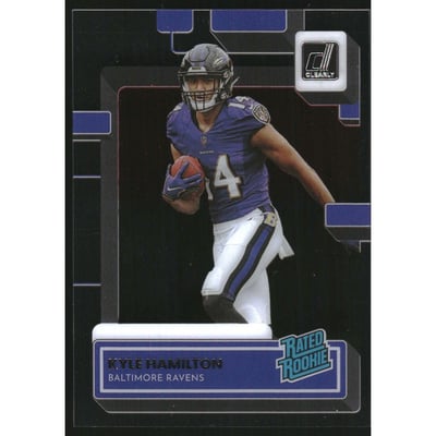 2022 Clearly Donruss #88 Kyle Hamilton RR RC