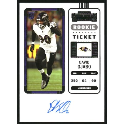 2022 Panini Contenders #168 David Ojabo AU RC