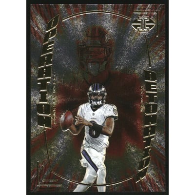 2022 Panini Illusions Operation Detonation #4 Lamar Jackson