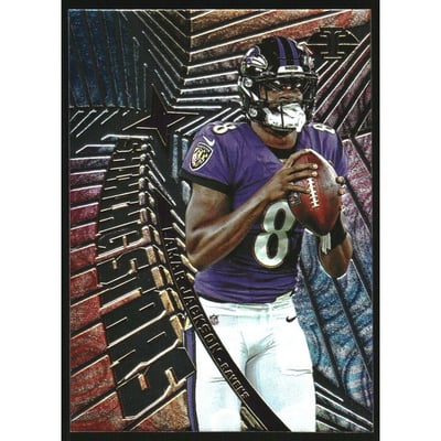 2022 Panini Illusions Shining Stars #5 Lamar Jackson