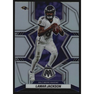 2022 Panini Mosaic Silver #13 Lamar Jackson