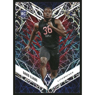 2022 Panini Phoenix Fire and Ice Lazer #180 David Ojabo