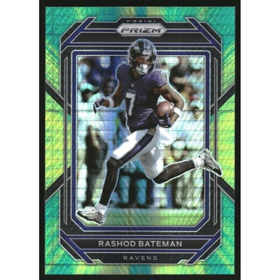 2022 Panini Prizm Prizms Hyper #21 Rashod Bateman