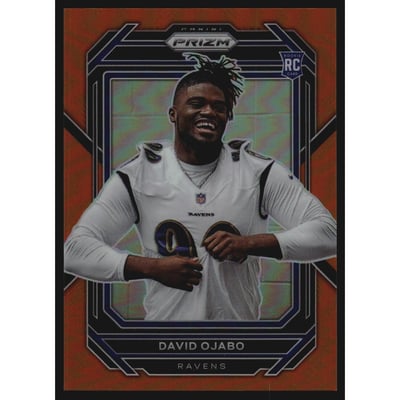 2022 Panini Prizm Prizms Orange #388 David Ojabo