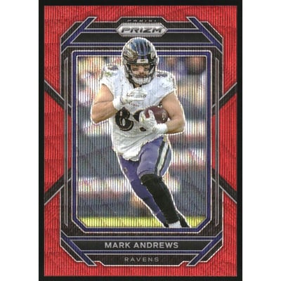 2022 Panini Prizm Prizms Red Wave #23 Mark Andrews
