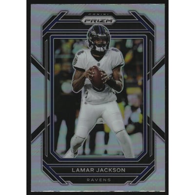 2022 Panini Prizm Prizms Silver #19 Lamar Jackson