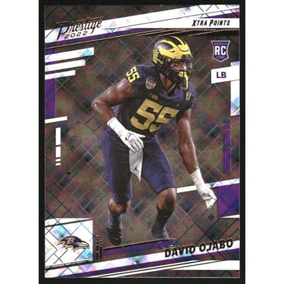 2022 Prestige Xtra Points Diamond #397 David Ojabo SP