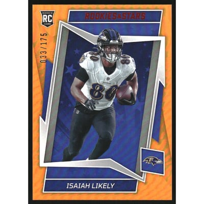 2022 Rookies and Stars Orange #168 Isaiah Likely