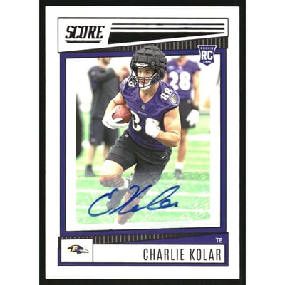 2022 Score Signatures #374 Charlie Kolar