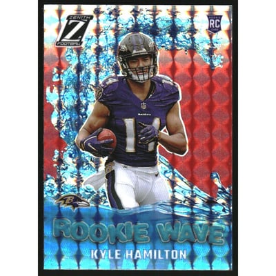 2022 Zenith Rookie Wave Red #27 Kyle Hamilton