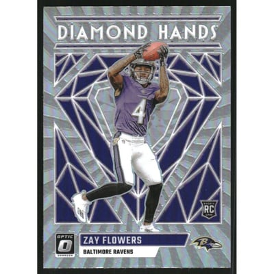 2023 Donruss Optic Diamond Hands #15 Zay Flowers