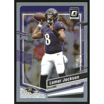 2023 Donruss Optic Holo #14 Lamar Jackson