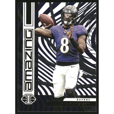 2023 Panini Illusions Amazing #12 Lamar Jackson