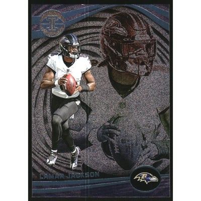 2023 Panini Illusions Dots #8 Lamar Jackson