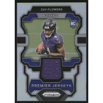 2023 Panini Prizm Premier Jerseys #13 Zay Flowers