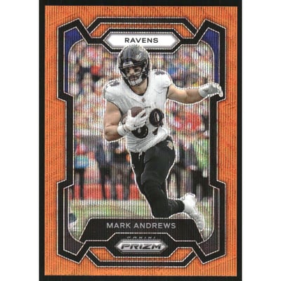 2023 Panini Prizm Prizms Orange Wave #19 Mark Andrews