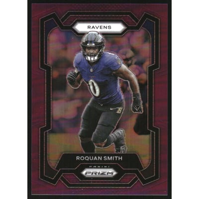 2023 Panini Prizm Prizms Purple #21 Roquan Smith