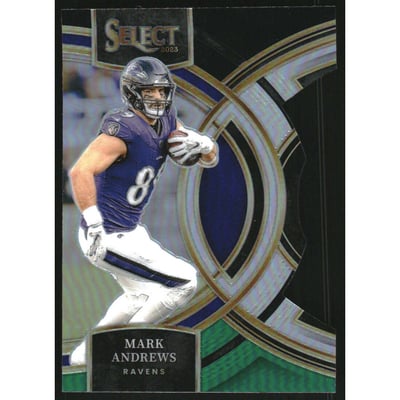 2023 Select Prizm Black and Green Die Cut #104 Mark Andrews