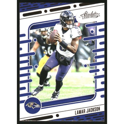 2024 Absolute Orange #9 Lamar Jackson