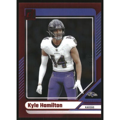 2024 Clearly Donruss Red #6 Kyle Hamilton