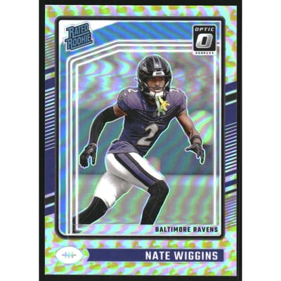 2024 Donruss Optic Flex #281 Nate Wiggins RR