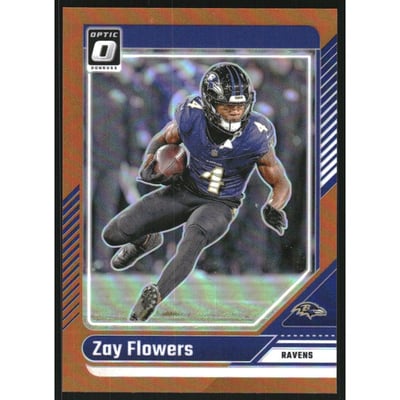 2024 Donruss Optic Orange #15 Zay Flowers