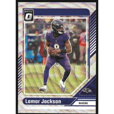 2024 Donruss Optic Wave #13 Lamar Jackson