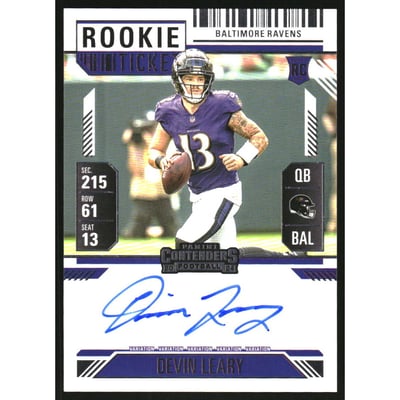 2024 Panini Contenders Variation #141 Devin Leary