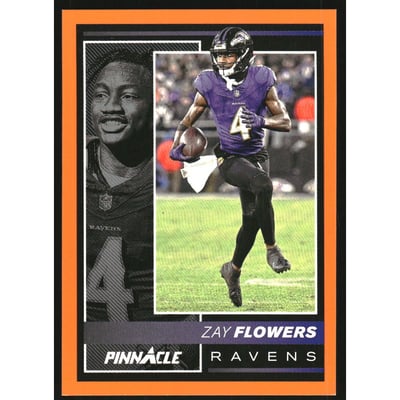2024 Panini Encore Orange #16 Zay Flowers