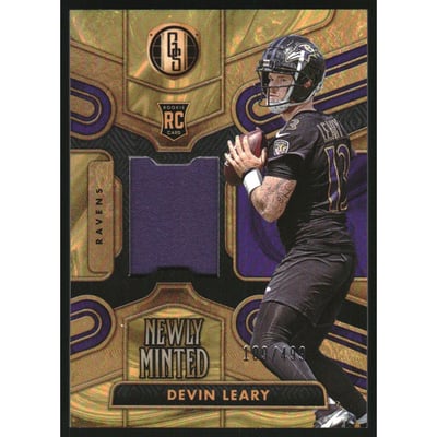 2024 Panini Gold Standard Newly Minted Memorabilia #40 Devin Leary