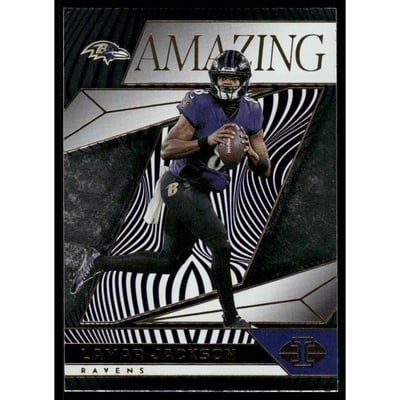 2024 Panini Illusions Amazing #10 Lamar Jackson