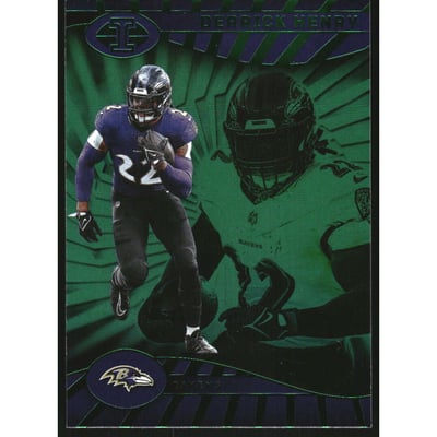 2024 Panini Illusions Trophy Collection Emerald #8 Derrick Henry