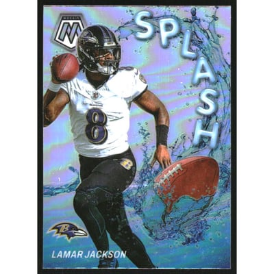 2024 Panini Mosaic Splash Silver #7 Lamar Jackson