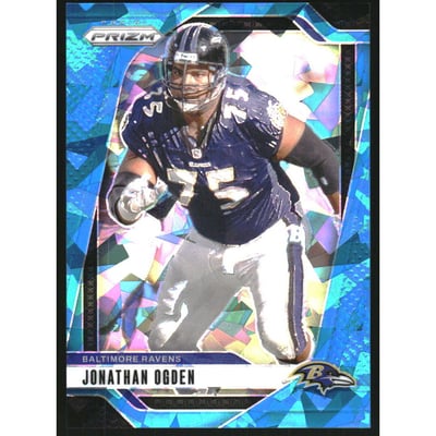 2024 Panini Prizm Prizms Blue Ice #25 Jonathan Ogden