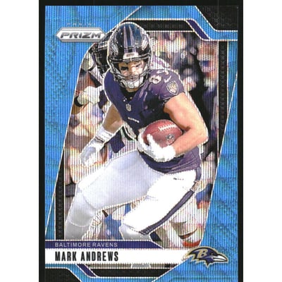 2024 Panini Prizm Prizms Blue Wave #22 Mark Andrews