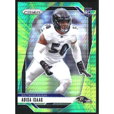 2024 Panini Prizm Prizms Hyper #302 Adisa Isaac