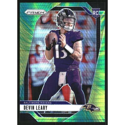 2024 Panini Prizm Prizms Hyper #327 Devin Leary