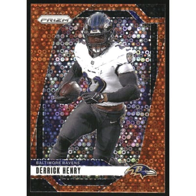 2024 Panini Prizm Prizms Orange Disco #20 Derrick Henry