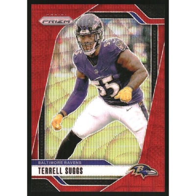 2024 Panini Prizm Prizms Red Wave #26 Terrell Suggs