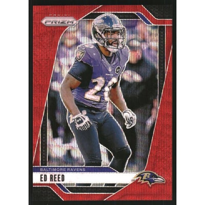 2024 Panini Prizm Prizms Red Wave #27 Ed Reed
